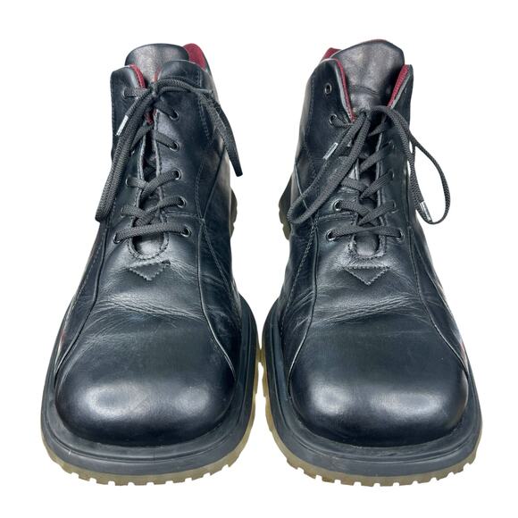 Vintage Y2K Bed Stu Men’s Black Leather Lace Up Chukka Boot Size 46 US 12 main image 10